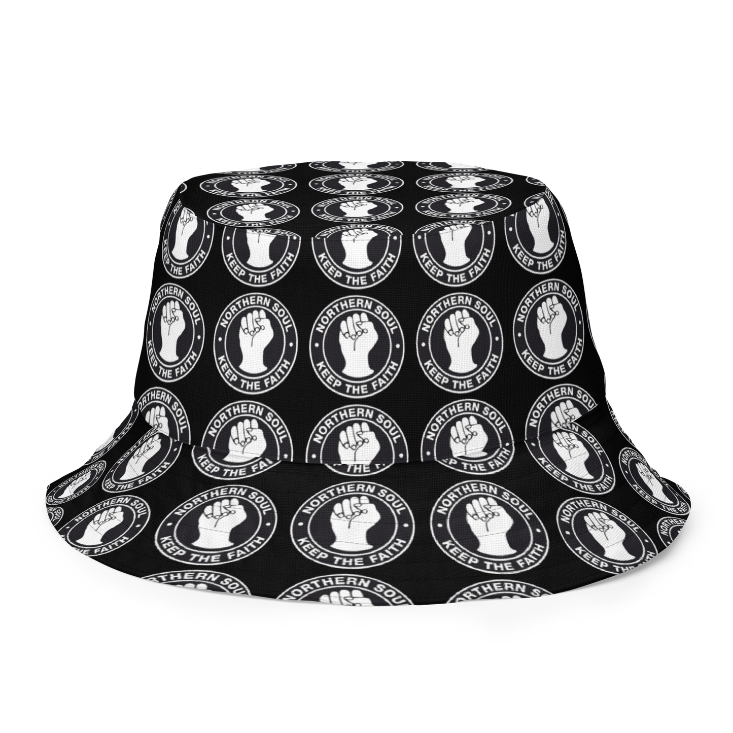 Northern Soul reversible bucket hat