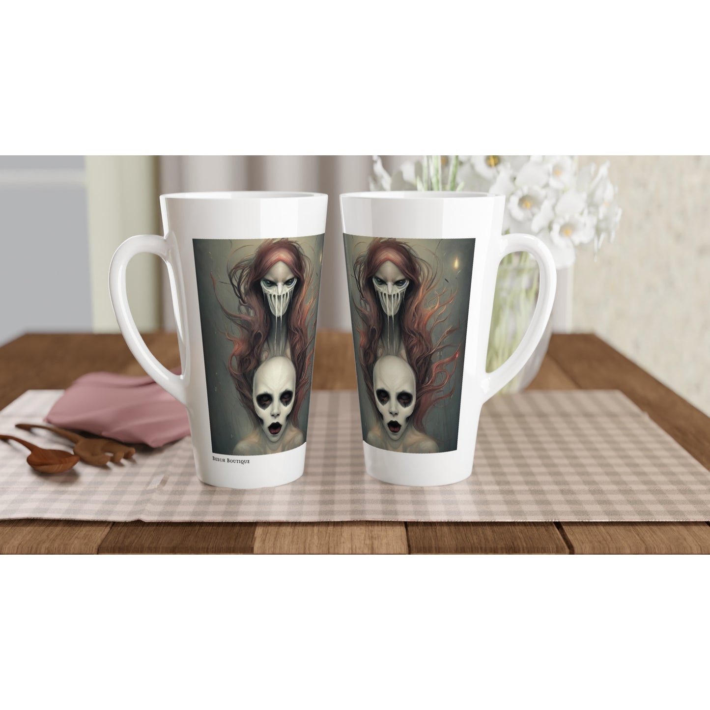 Horror Latte 17oz Ceramic Mug