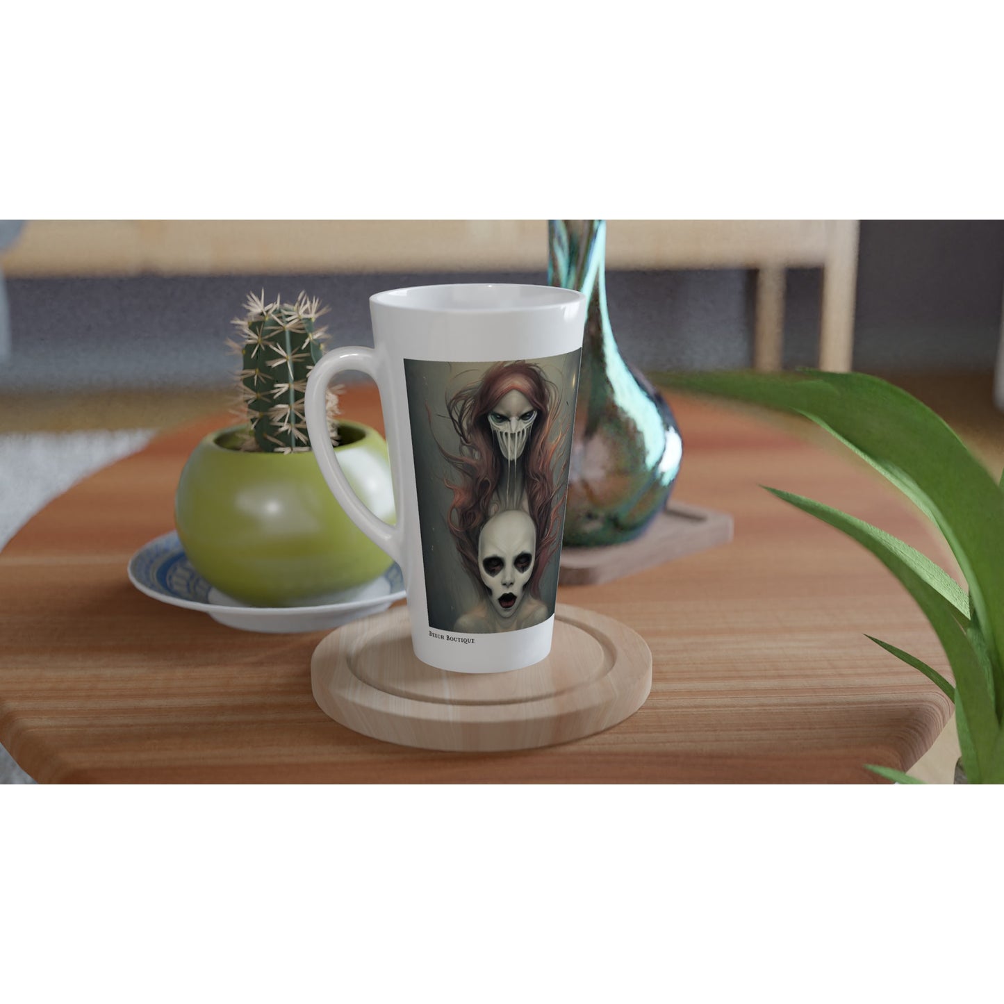 Horror Latte 17oz Ceramic Mug