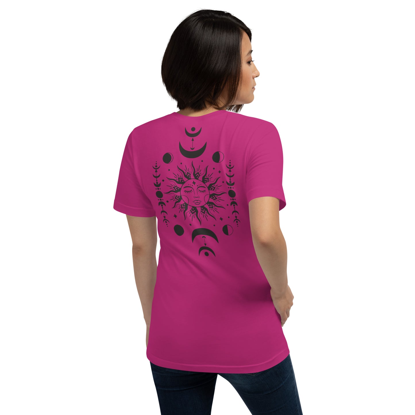 Unisex sun and moon t-shirt