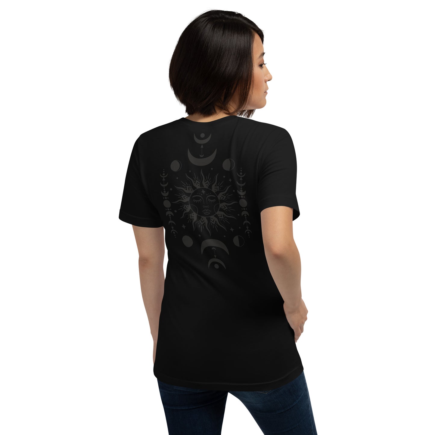 Unisex sun and moon t-shirt