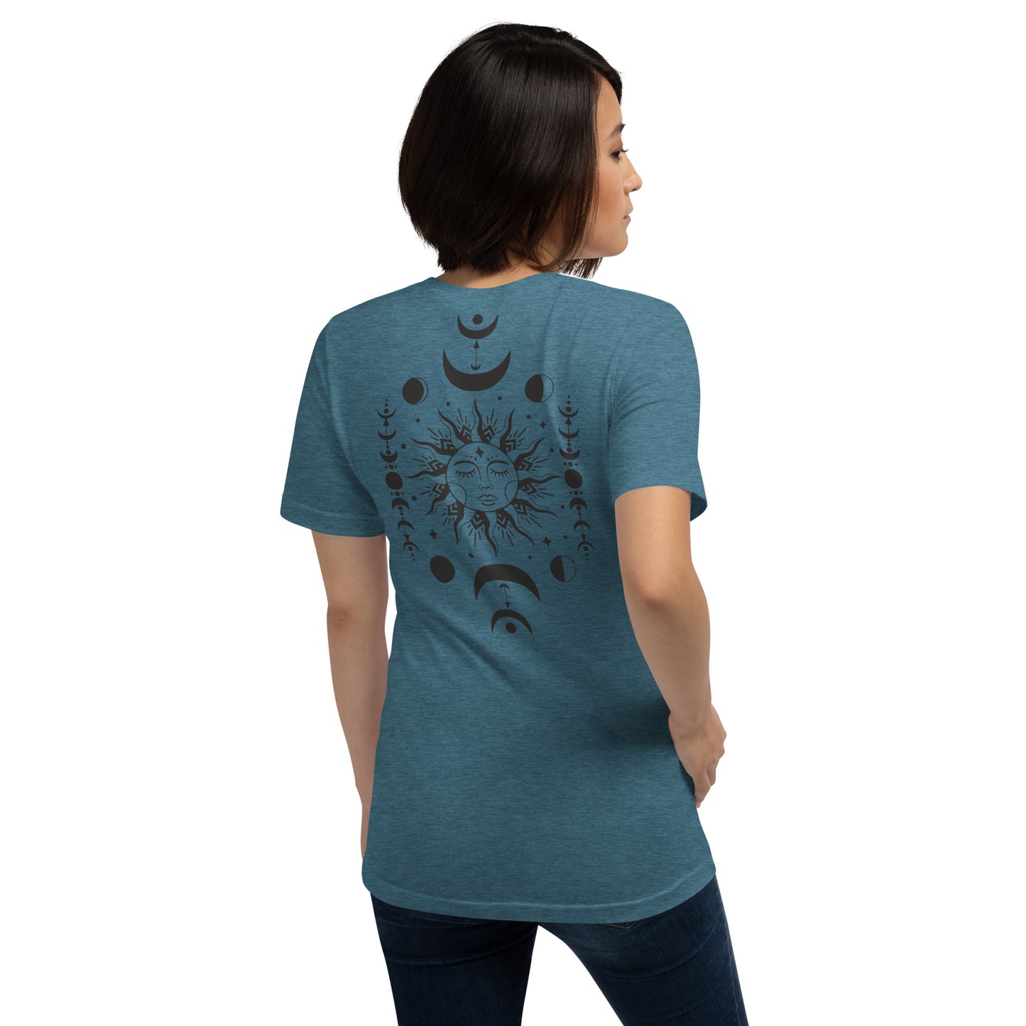 Unisex sun and moon t-shirt