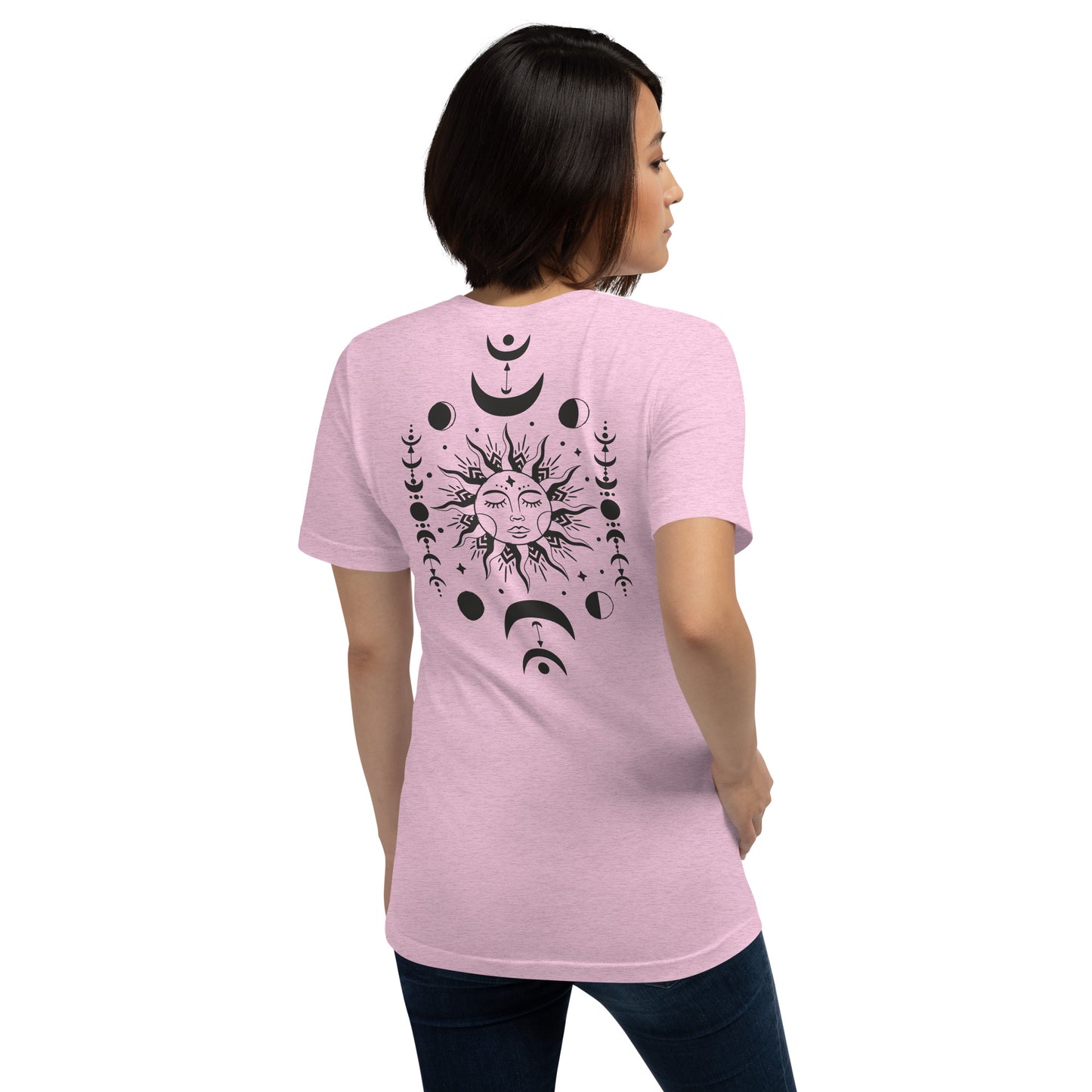 Unisex sun and moon t-shirt