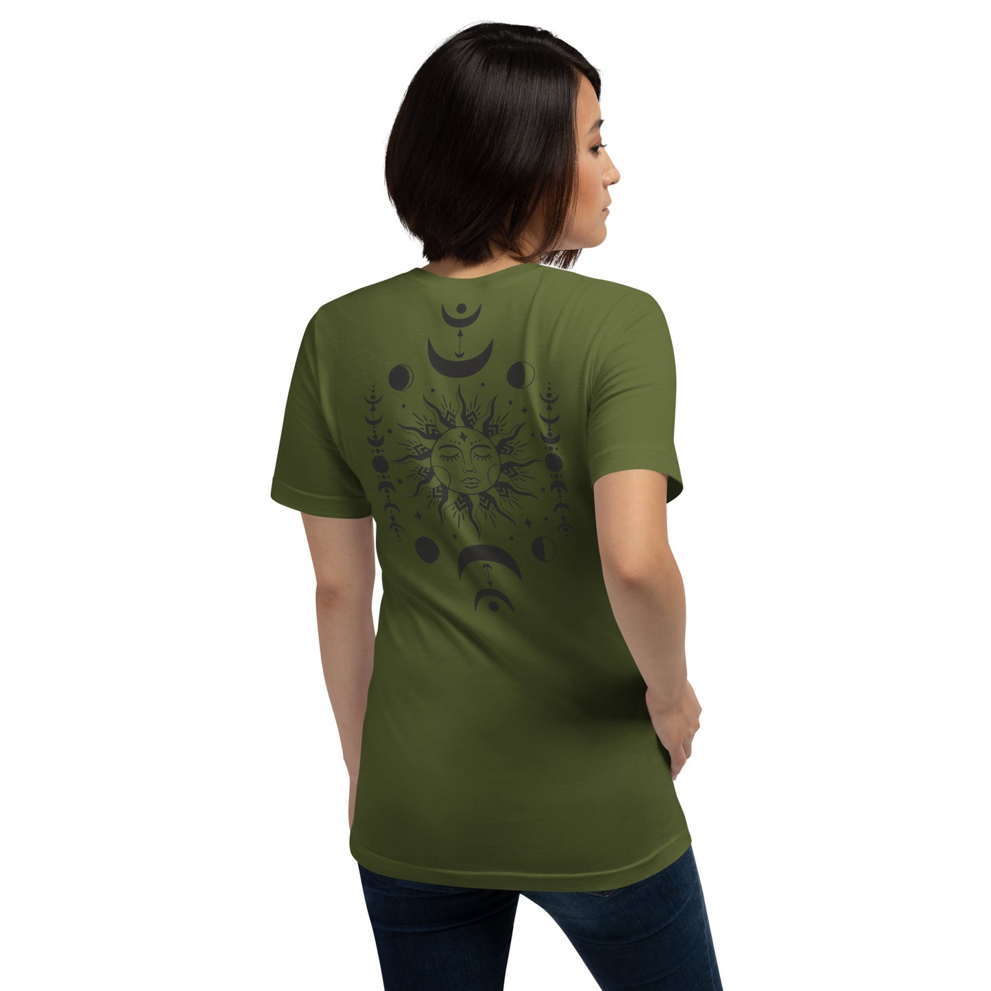 Unisex sun and moon t-shirt