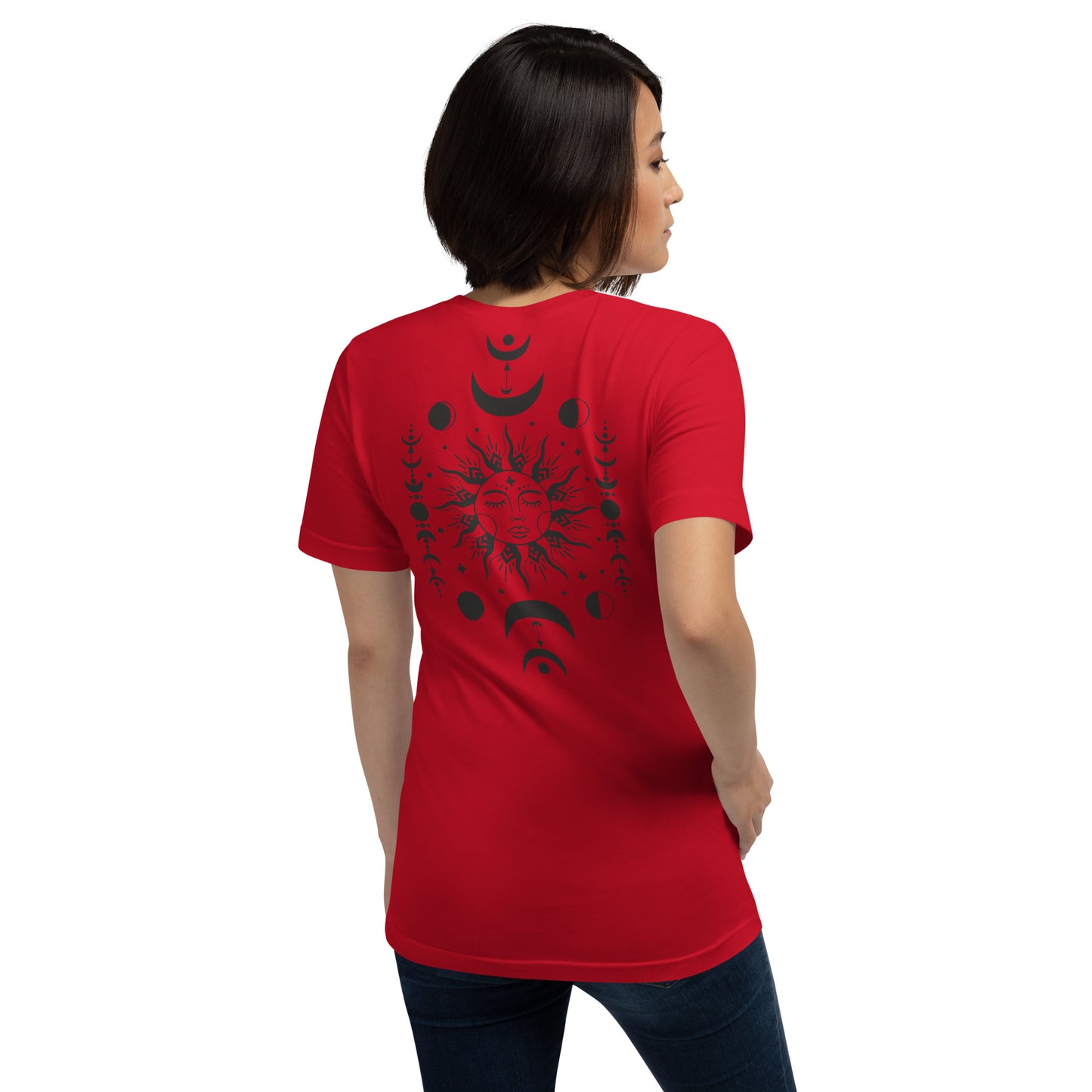 Unisex sun and moon t-shirt