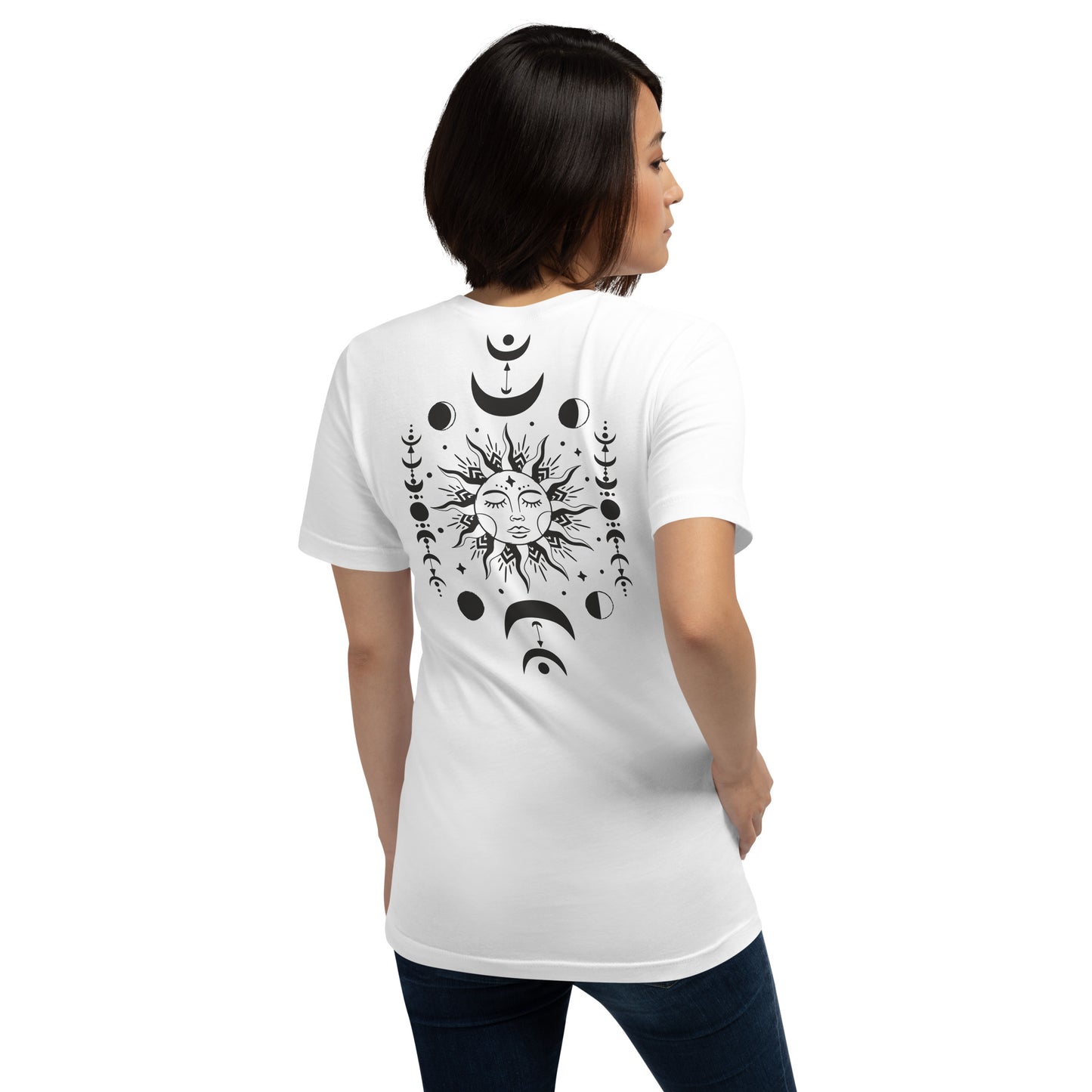 Unisex sun and moon t-shirt