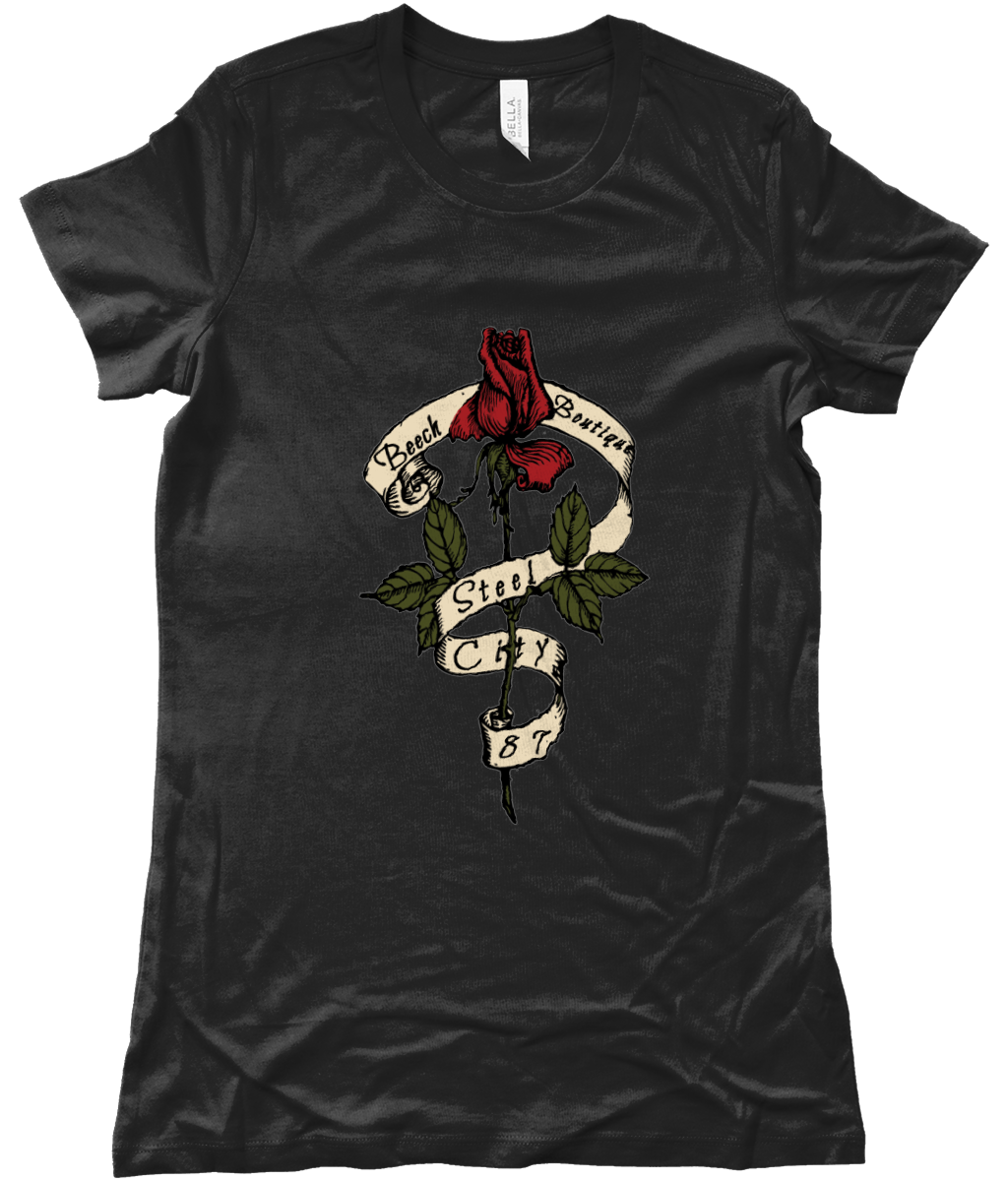 Beech Boutique Rose T-Shirt