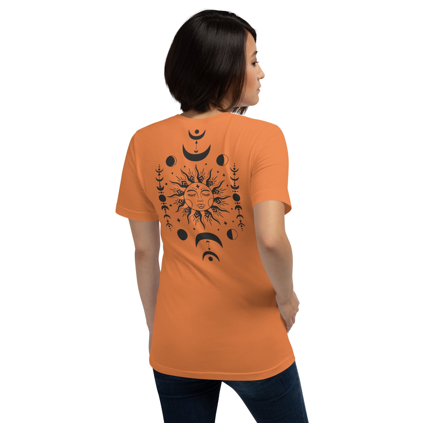Unisex sun and moon t-shirt