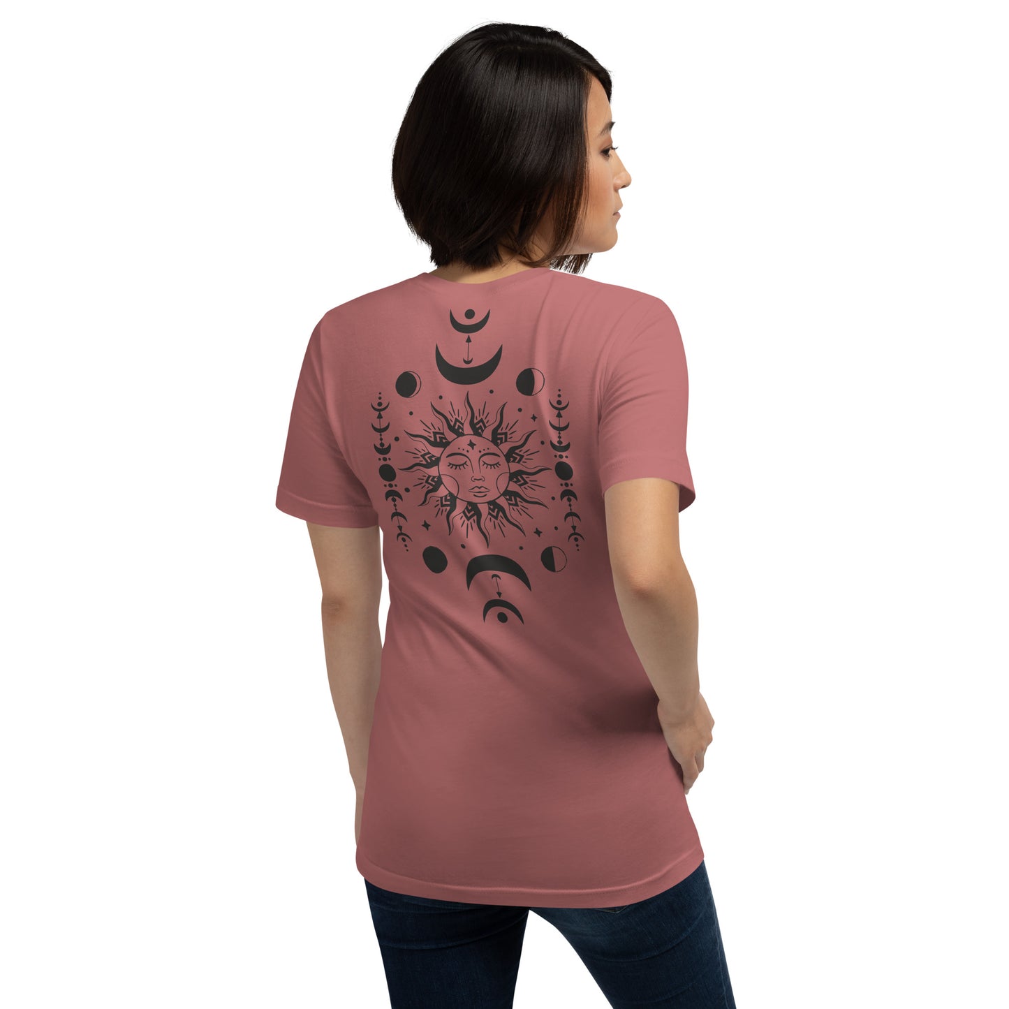 Unisex sun and moon t-shirt